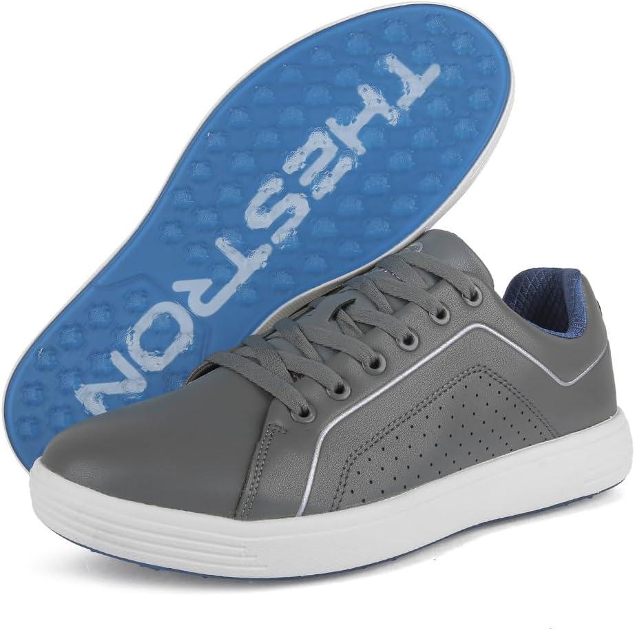 THESTRON Men's Golf Shoes Comfortable Non Slip Men Casual Sport Shoes for Golfing Lightweight Golf Sneakers, Size US 14