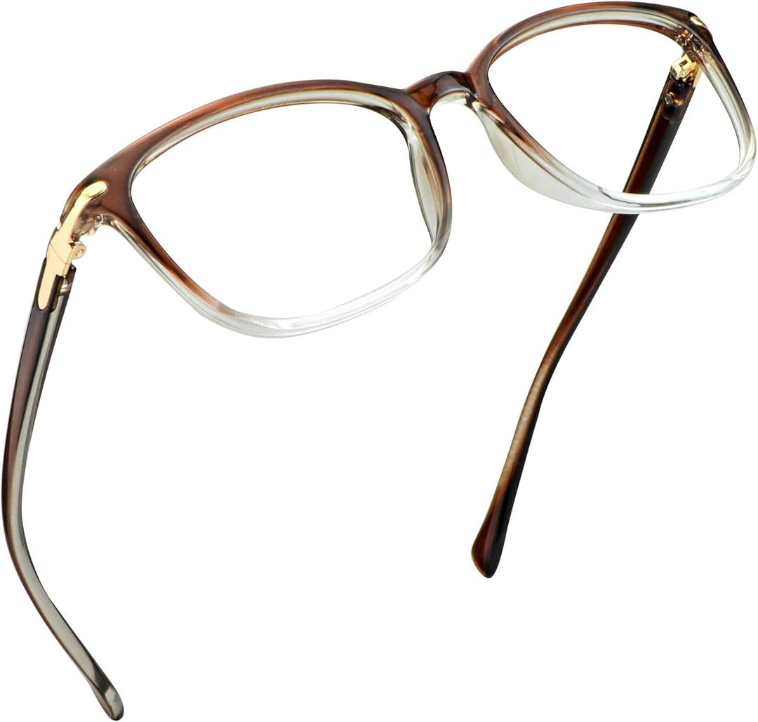 LifeArt Blue Light Blocking Glasses, Anti Eyestrain, Computer Reading Glasses,TV Glasses for Men and Women, 3.0X