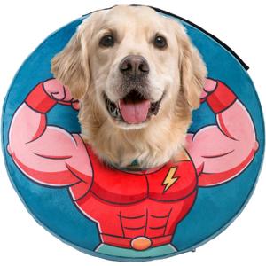 BEAUTYZOO Dog Cone Collar After Surgery for Large Medium Dogs, Soft Dog Cone Alternative to Stop Licking, Comfortable Inflatable Recovery Cones, Dogs Neck Donut Not Block Vision E-Collar, Blue L