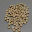 Queekay 100 Pieces Wooden Word Beads 16mm Wooden Words Balls Ornament Christian Letter Beads for Garland Making and DIY Crafts Gifts Farmhouse Home Decor(Faith Style)