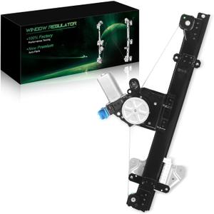 Front Right Passenger Side Power Window Regulator with Motor for:-Nissan Sentra 2013 2014 2015 2016 2017 2018 2019, 4 Door Sedan with 2 Pins Replace OE# 751-395