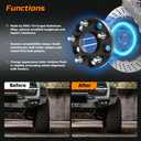 BasaltAuto 2Pcs Black Hubcentric Wheel Spacers 20mm Thick 5 x 4.5 M12x1.25 Studs 66.1mm Hub Bore Compatible for Nissan Altima Rogue Sentra Infiniti QX50-QX70 Q50-Q70 G35 G37 M35 M37 M45