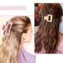 2 x Hair Claws 16 Pcs Hair Clips for Women Thin Thick Curly Hair Large and Small Matte Banana Clips Strong Hold Nonslip