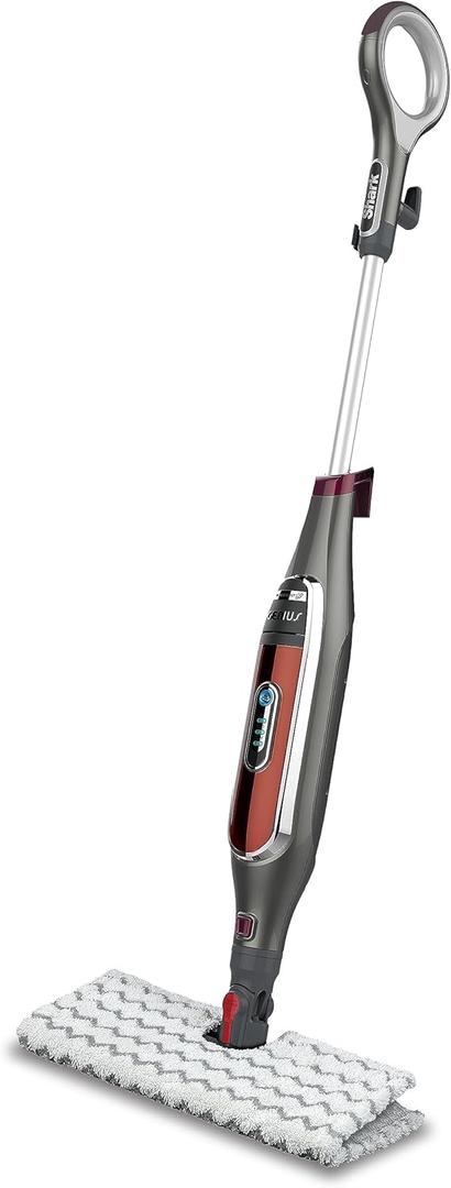 Shark | Steam Mop for Home | Lightweight | Powerful Steam Cleaning with Steam Blaster Technology | Includes 2 Mop Pads | Ideal for Hardwood Floors, Tile, Laminate | Burgundy/Gray | S5003D