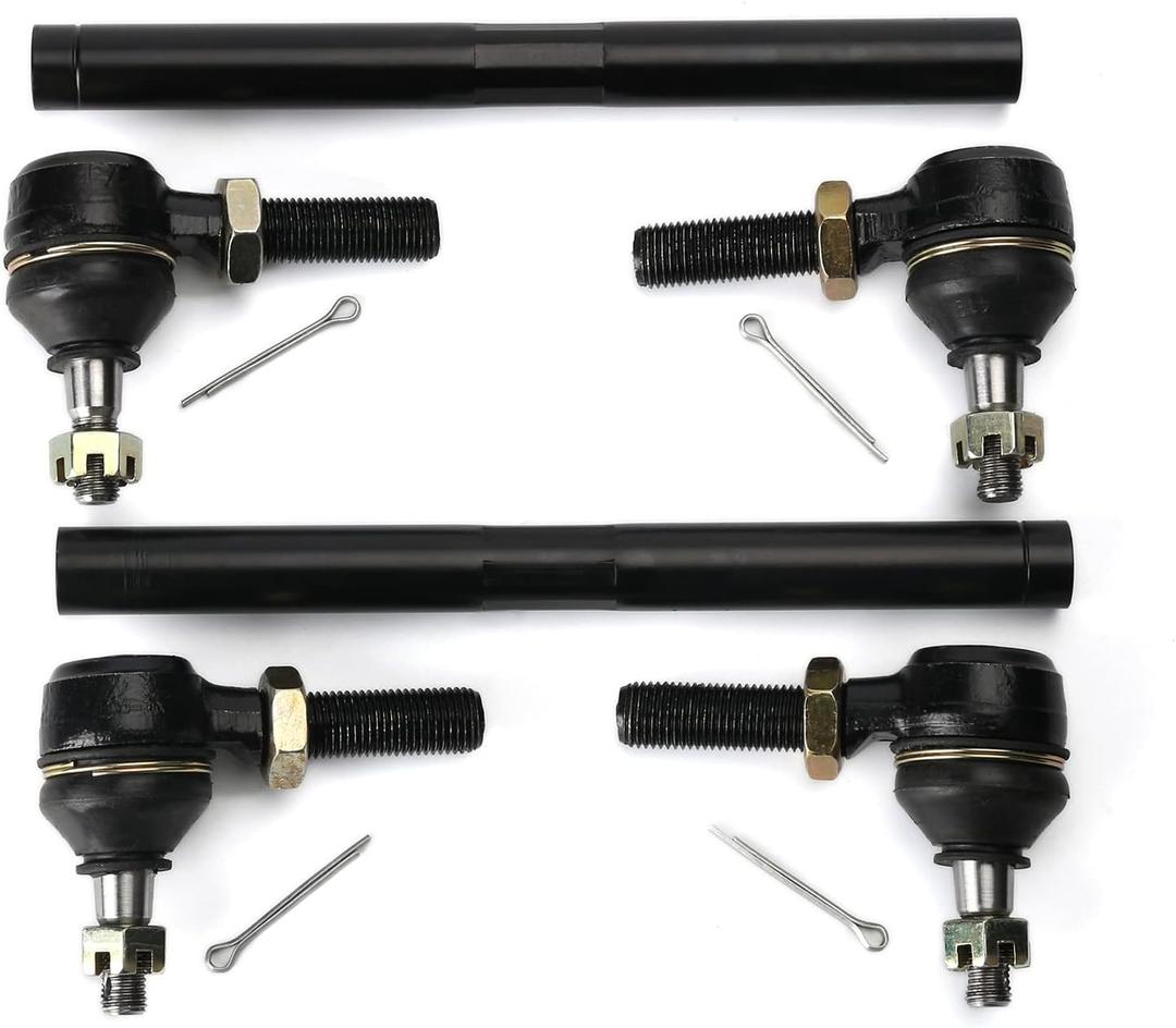 Golf Cart Steering Tie Rod End Shaft Assembly (2 Pack) For EZGO TXT Medalist Golf Cart 1994.5-2000 Replaces# 70074-G01, 70074G01, 70074-G02, 70074G02.