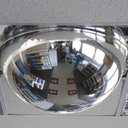 22 Full Dome Drop Ceiling Acrylic Mirror, Security Mirror for Retail Stores and Warehouses, Mirror for Blind Spots and High-Traffic Areas, Wall Mirror for Office Use