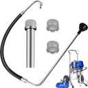 2026 New Stainless Steel Suction Hose and Reflux Line Sets, Complimentary 2 Filter, Compatible With Graco 695 795 3900 1095 1595 5900 7900 Airless Spraying Machine, Airless Paint Sprayer Accessories