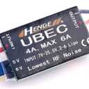 MINGCHUAN Henge 4A 2-6S UBEC Adjustable Switchable BEC Input 7V-25.5V Output 5V 6V / 4A Continuous Max 6A for RC FPV Drone Quadcopter Car Accessory