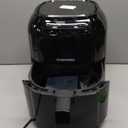 Chefman Air Fryer – 4 QT Compact Airfryer for Quick & Easy Meals in Minutes, Features Hi-Fry Technology for Extra Crisp, Touchscreen Controls with 4 Presets, Nonstick & Dishwasher Safe Basket - Black