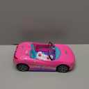 Hot Wheels Barbie RC Toy Car, Remote-Control Pink Convertible, Can Hold 2 Barbie Fashion Dolls & Trunk Opens for Storage, Sticker Sheet for Customizing