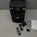 60W (80W Peak) Portable Bluetooth Speaker with Double Subwoofer Heavy Bass, Bluetooth 5.0 Wireless 100ft Outdoor Speaker, Support FM Radio, LED Colorful Lights, Stereo Sound, for Home, Party, Travel