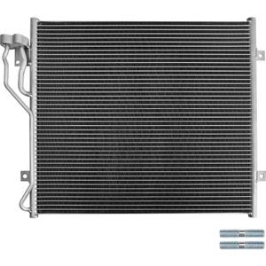 Air Conditioning A/C Condenser Compatible with Jeep Liberty 2002 2003 2004 2005 L4 2.4L V6 3.7L # 3058, 94773, 56022951AA, 55037465AC, 55037465AA, 55037465AB