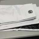 Estelar Textiler White 100% Blackout Curtains 63 Inch Length 2 Panels for Bedroom,Thermal Insulated Complete Light Blocking Grommet Curtains for Living Room, Energy Saving Drapes for Nursery,52Wx63L