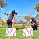 16 PCS Baseball Party Decorations with Handle Baseball Paper Bags Baseball Treat Snacks Bags Baseball Gift Bags Baseball Theme Party Decorations Baseball Party Bags for Kids Birthday Party Supplies
