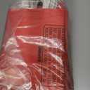 Luxshiny 25pcs Red Kraft Paper Candy Tote Bags with Handles Small Vertical Bags for Christmas Party Favor Packaging and Holiday Wrapping