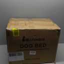 JOLLYVOGUE Human Dog Bed for Adults and Pets, Ultra-Soft Plush Giant Dog Bed with Egg Crate Foam, Non-Slip Base, and Machine Washable Cover - Ideal for Relaxation and Napping, Dark Grey (64")