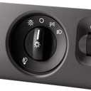 Headlight Switch Fog Light Switch for 2005-2006-2007-2008 Ford F150,2006-2007 Lincol Mark LT, Headlamp Dimmer Control Low Beam Instrument Panel Knob 5L3Z11654CAB,SW7344,1S9939