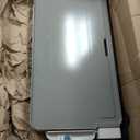 bella 10" x 20" Electric Griddle with Warming Tray, EverGood Ceramic Nonstick Coating & Removable Temperature Probe, Dishwasher-Safe Drip Tray & Cool Touch Handles, 1500 Watt, Oatmilk