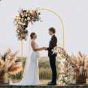 Arch Backdrop Stand 4FT Gold Wedding Balloon Arched Backdrop Stand Metal Arch Frame for Birthday Party Bridal Baby Shower Ceremony Decoration