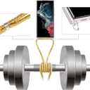 Lanyard Phone Case Compatible for Samsung Galaxy S22 Ultra Anti-Slip Soft TPU Hard PC Clear Cases with Adjustable Neck Strap Anti-Scratch Shockproof Bumper Protective Phone Cover - Rainbow