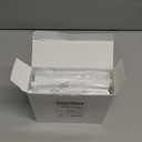 ENERLITES Screwless Decorator Wall Plates Child Safe Outlet Covers, Size 2-Gang 4.68" H x 4.73 L, Unbreakable Polycarbonate Thermoplastic, SI8832-W-5PCS, Glossy, White (5 Pack)