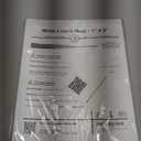 White Adhesive Square Labels, 3" x 3" - 25 Sheets / 150 Stickers - White Matte Finish Printable Square Labels Sheets for Inkjet/Laser Printers