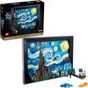 LEGO Ideas Vincent Van Gogh The Starry Night - Building Set for Adults, Ages 18+ - Beautifully Detailed Home Wall Art Decor - Gift for Men & Women - 21333