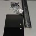 Universal Swivel TV Stand/Base Table Top TV Stand for 13 to 32 inch TVs with 100 Degree Swivel, 4 Level Height Adjustable, Heavy Duty Tempered Glass Base, Holds up to 77lbs, HT07B-001