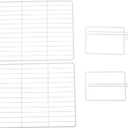 Mikinona 2pcs Refrigerator Organizers Wire Mesh Bins Dividers Freezer Partition Board Storage Bins for Pantry Side Refrigerator Separator