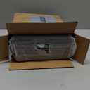 3 Pack Fabric Storage Bins for Shelves | 14.75x10.25x8.25 in Storage Baskets | Fabric Closet Organizers with Handles Home Organization | Linen Clothes Storage Bins | Light Gray