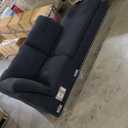 L Shaped Couch, Modular Sectional Sofa with Chaise, Modern Modular Sofas Furniture Sofa Couches for Living Room/Apartment/Office/Bedroom, Black Grey