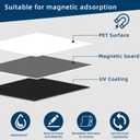 Babenoun Magnetic Dry Erase Whiteboard 30"x40" for Fridge