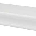 HIGH & MIGHTY Floating Shelf 18 Inch | Tool-Free Wall Mounted Shelf for Drywall | Holds 15 lbs Beveled White Decorative Wall Shelf for Bedroom Living Room Bathroom Kitchen Storage