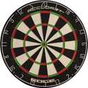 Accudart Edge Bristle Dartboard Premium Brazilian Sisal, RazorThin Spider, Rotating Metal Number Ring, Increased Playing Area, Super Thin Bullseye Ideal for SteelTip Darts