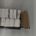 Creative Co-Op Handmade Alabaster Dominos in Soapstone Tray, Black and White