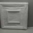 STICKGOO PVC Ceiling Tiles, 2'x2' Glue Up Ceiling Panel White to Prevent Breakage Cover 48 Sq. Ft, Pack of 12 Tiles