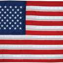 TAYLOR MADE PRODUCTS 50-Star US Boat Flag, 16" x 24", American Red, White & Blue, Stars and Stripes, Water-Repellent Fade-Resistant 200-Denier Nylon Fabric, Brass Grommets - 2424