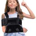 Kids Arm Sling, Medical, Breathable, Soft & Comfort, Adjustable, Children Pediatric Rotator Cuff, Elbow Support for Broken, Fractured Arm & Shoulder Injury, Immobilizer Band
