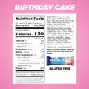 Pure Protein Birthday Cake Protein Bars 20g Protein, 3g Sugar, 190 Calories (12 count) Low Sugar* High Protein Snack - Gluten Free - Perfect for a Healthy Snack (EXP 09/09/26)