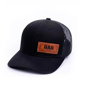 KOLWOVEN New Dad Hat Est 2025, First, Papa Trucker Baseball Cap, Ideal Birthday or Fathers Day Present (One Size, Grey)