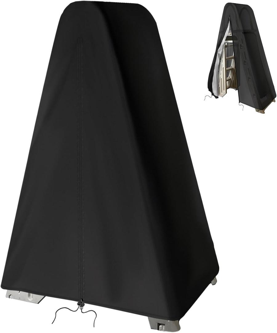 Kasla Pool Ladder Cover, Waterproof and Heavy-Duty, Fits 7200 Roll Guard A Frame Ladder Above Ground & Outdoor Patio Swimming Pool Platform Ladders (Only Cover)