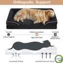 WNPETHOME Orthopedic Washable XXL Dog Bed for Senior Dog Cozy Sleep