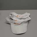 Dignity health logo, Orange Text, White Visor 4pack