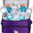 FOCO NFL Unisex-Adult NFL Team Color Logo Soft-Sided Insulated 24-Pack Tailgate Cooler Bag