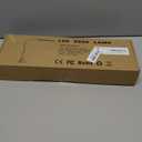 LED Desk Lamp with Clamp, Eye-Caring Clip on Lights for Home Office, 3 Modes 10 Brightness, Long Flexible Goose-Neck, Metal, Swing Arm Architect Task Table Lamps with USB Adapter, Black