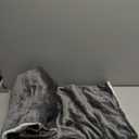 Soft Flannel Battery-Powered Heated Shawl, Thick Warm Christmas Blanket, Portable Outdoor Warm Blanket, Three Temperature Settings (Power Bank Not Included, Navy)