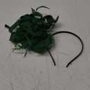 BABEYOND Fascinator Hats for Women - Tea Party Hats Fascinators Kentucky Headband Derby Hat Wedding Feathers Ribbon Headwear (Dark Green)