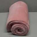 Berkshire Blanket-Sherpa Fleece Blanket, Warm and Soft Loftmink Reversible Blanket for Bed, Sofa and Travel, Frosty Mauve, 60 in x 90 in