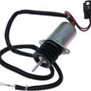 Solarhome AM124379 AM124377 Fuel Shutoff Solenoid Compatible With John Deere 655 755 756 855 856 955 F915 F935 4475 5575 6675 7775