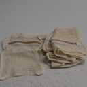 6-Piece Bag, Durable Cotton Mesh Laundry Bag, Sturdy Zipper, Breathable Mesh, Exquisite Laundry Bag for Underwear, Clothes, Pants, Shoes and Socks (Beige)
